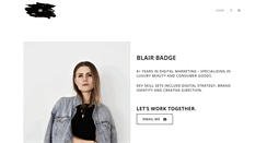 Desktop Screenshot of blairbadge.com